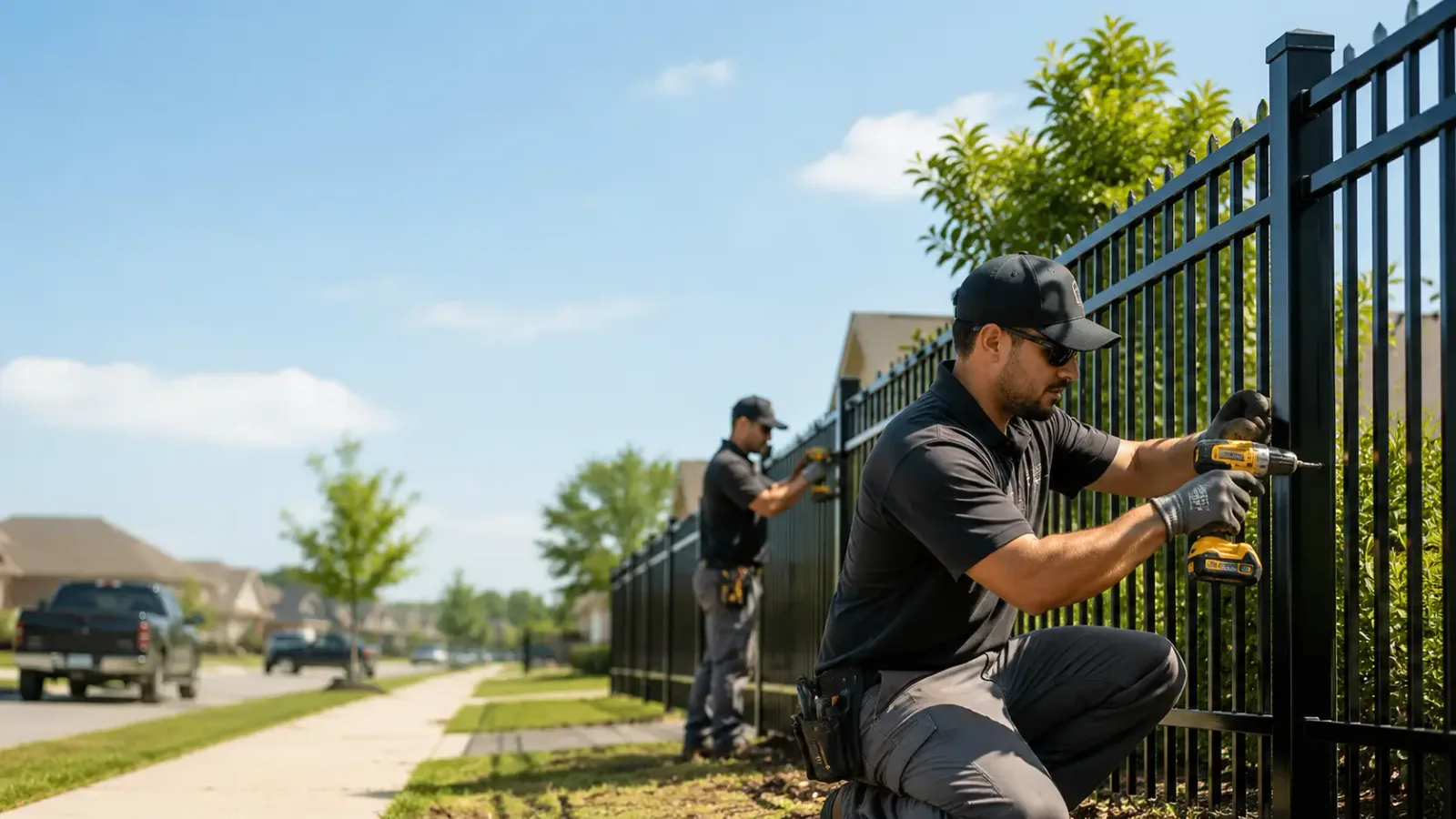 Metal Fence Installation in Gates, TN